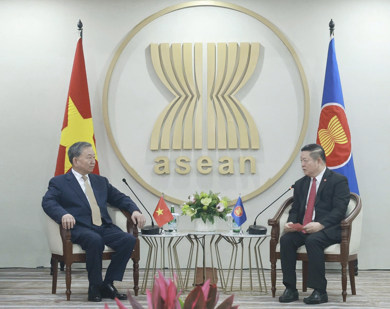 Tổng B&iacute; thư: Việt Nam đ&oacute;ng g&oacute;p hết sức m&igrave;nh cho sự ph&aacute;t triển của ASEAN- Ảnh 2.