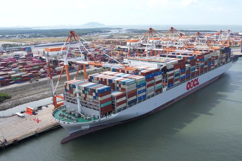 Cảng T&acirc;n Cảng C&aacute;i M&eacute;p - Thị Vải đ&oacute;n si&ecirc;u t&agrave;u đi bờ Đ&ocirc;ng nước Mỹ- Ảnh 2.