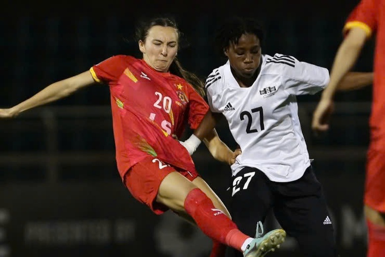 Thắng theo kịch bản kh&ocirc;ng tưởng, TP.HCM gi&agrave;nh v&eacute; v&agrave;o b&aacute;n kết C&uacute;p C1 nữ ch&acirc;u &Aacute; - Ảnh 1.