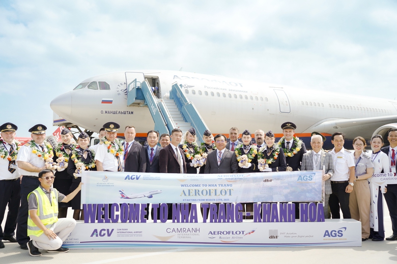Khai trương đường bay thương mại Moscow - Cam Ranh- Ảnh 1. Khai trương đường bay thương mại Moscow - Cam Ranh- Ảnh 1.
