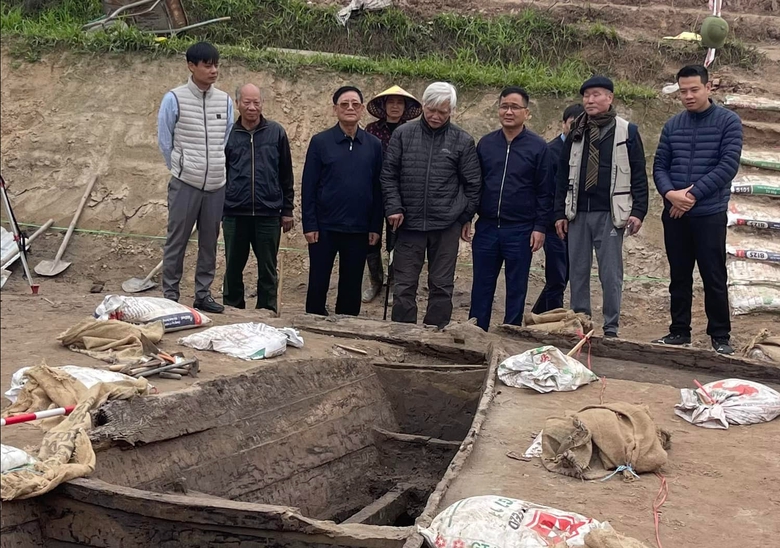 Nhiều hiện vật độc đáo trong 2 chiếc thuyền cổ ở Bắc Ninh vừa khai quật- Ảnh 11. Nhiều hiện vật độc đáo trong 2 chiếc thuyền cổ ở Bắc Ninh vừa khai quật- Ảnh 11.