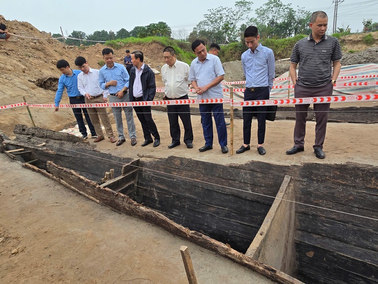 Đề xuất biện pháp bảo vệ 2 thuyền cổ vừa khai quật ở Bắc Ninh- Ảnh 4. Đề xuất biện pháp bảo vệ 2 thuyền cổ vừa khai quật ở Bắc Ninh- Ảnh 4.