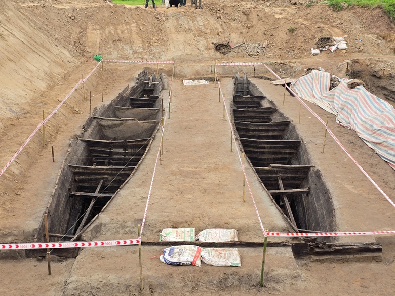 Đề xuất biện pháp bảo vệ 2 thuyền cổ vừa khai quật ở Bắc Ninh- Ảnh 8. Đề xuất biện pháp bảo vệ 2 thuyền cổ vừa khai quật ở Bắc Ninh- Ảnh 8.