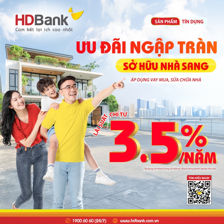 Mua nh&agrave; kh&ocirc;ng kh&oacute; với ưu đ&atilde;i cực to: L&atilde;i suất từ 3,5% với 50 năm thời hạn- Ảnh 2.