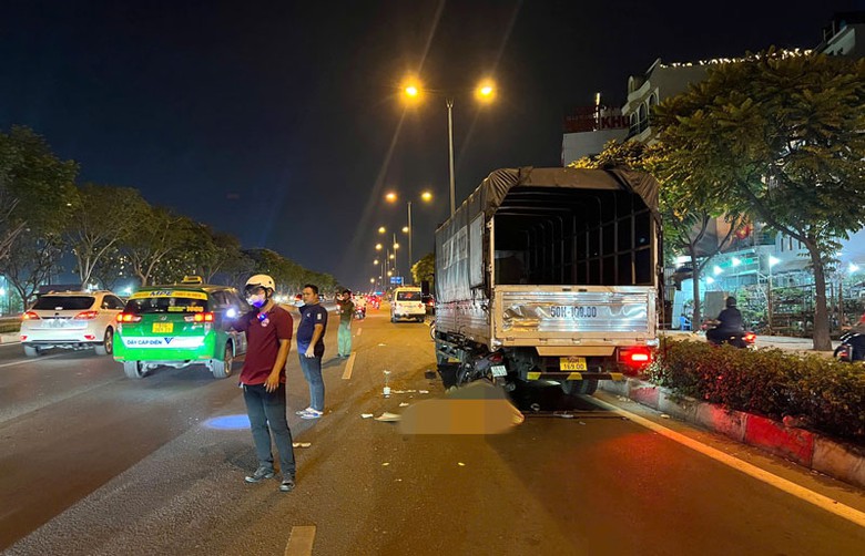 Hiện trường vụ tai nạn.