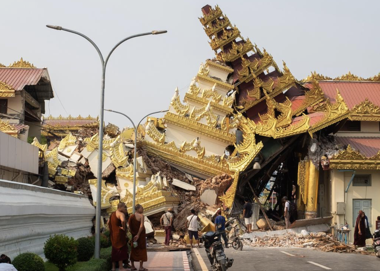 Động đất Myanmar: Số người thiệt mạng tăng l&ecirc;n gần 700- Ảnh 1.
