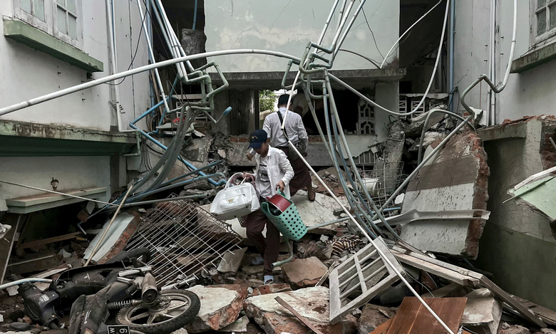 Động đất Myanmar mạnh tương đương 334 quả bom nguy&ecirc;n tử- Ảnh 1.