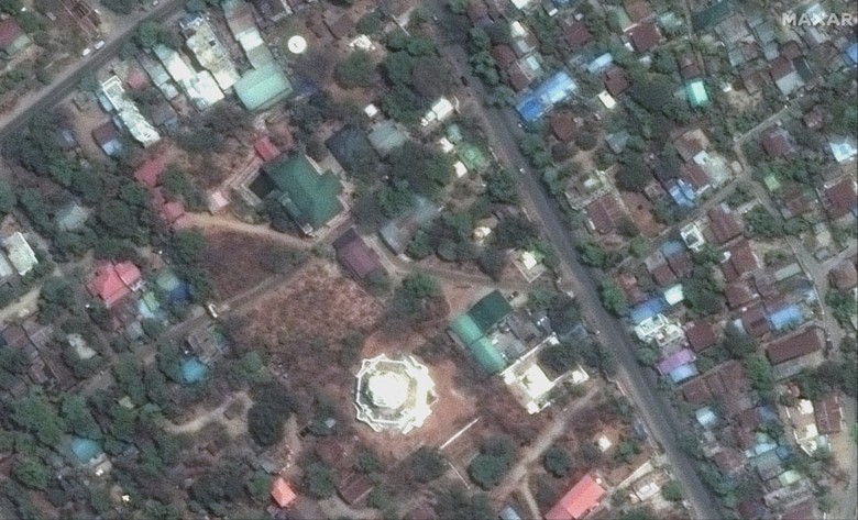 Loạt ảnh vệ tinh cho thấy sức t&agrave;n ph&aacute; khủng khiếp của động đất Myanmar- Ảnh 7.