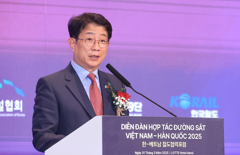 K&yacute; kết bi&ecirc;n bản ghi nhớ, hợp t&aacute;c ph&aacute;t triển đường sắt Việt Nam - H&agrave;n Quốc- Ảnh 1.