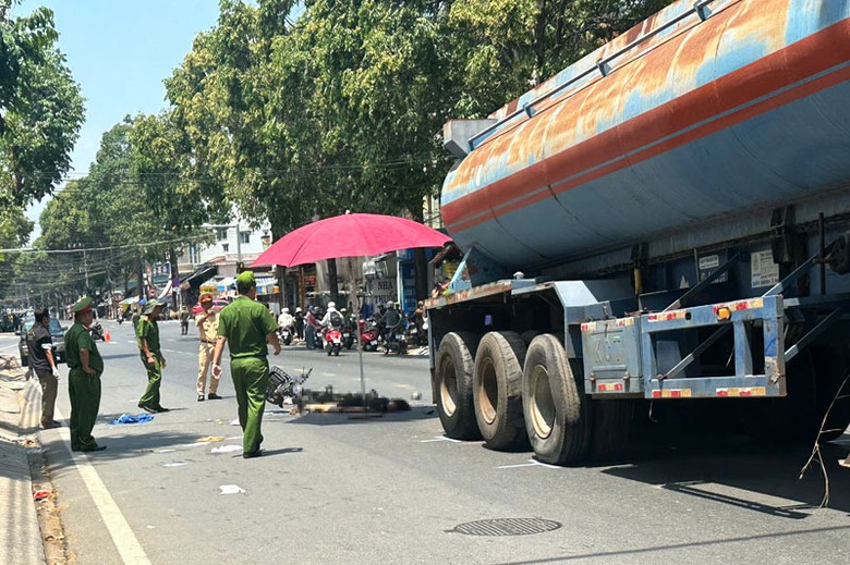 Hiện trường vụ tai nạn.