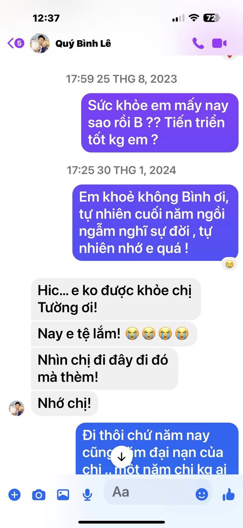 Nh&oacute;i l&ograve;ng những t&acirc;m sự của diễn vi&ecirc;n Qu&yacute; B&igrave;nh trước khi qua đời- Ảnh 2.