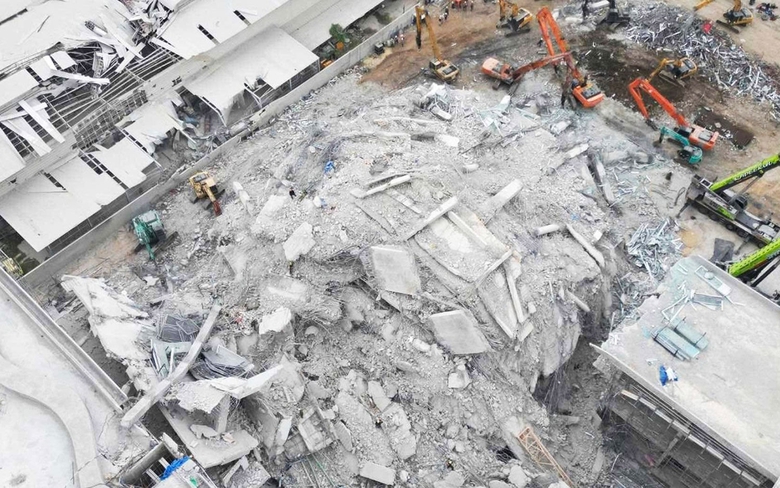 M&aacute;y qu&eacute;t Mỹ ph&aacute;t hiện dấu hiệu nghi của 70 người mất t&iacute;ch trong t&ograve;a nh&agrave; sập ở Th&aacute;i Lan