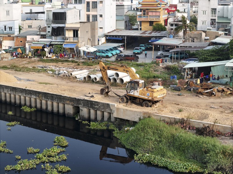 Dự &aacute;n cải tạo k&ecirc;nh Tham Lương - Bến C&aacute;t - rạch Nước L&ecirc;n hiện thi c&ocirc;ng ra sao?- Ảnh 5.