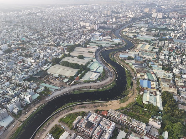 Dự &aacute;n cải tạo k&ecirc;nh Tham Lương - Bến C&aacute;t - rạch Nước L&ecirc;n hiện thi c&ocirc;ng ra sao?- Ảnh 11.