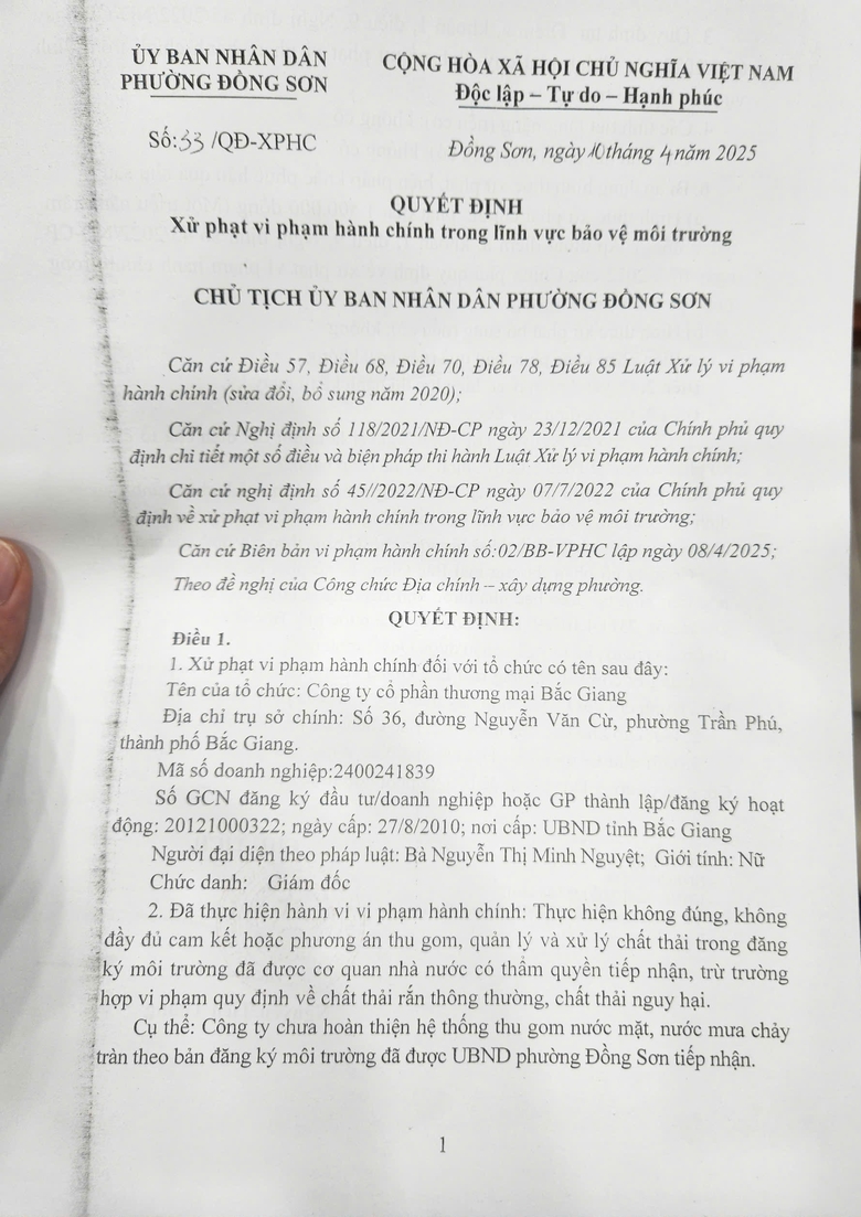 Bắc Giang: Xử phạt bãi than gây ô nhiễm sau phản ánh của Báo Xây dựng- Ảnh 2. Bắc Giang: Xử phạt bãi than gây ô nhiễm sau phản ánh của Báo Xây dựng- Ảnh 2.
