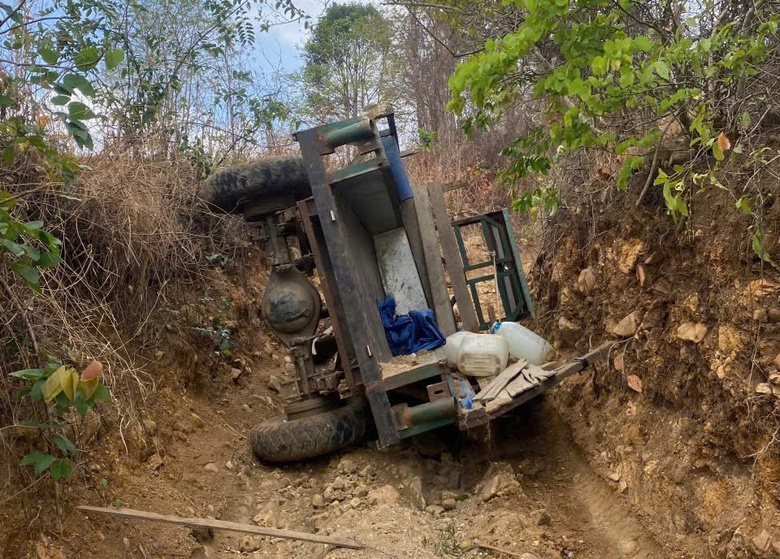 Gia Lai: Lật xe công nông khiến hai người thương vong- Ảnh 1. Gia Lai: Lật xe công nông khiến hai người thương vong- Ảnh 1.