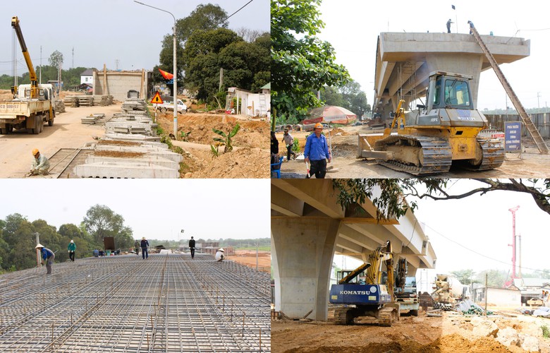 C&oacute; mặt bằng, nh&agrave; thầu bứt ph&aacute; tiến độ 3 n&uacute;t giao, cầu vượt cao tốc Vạn Ninh - Cam Lộ- Ảnh 11.