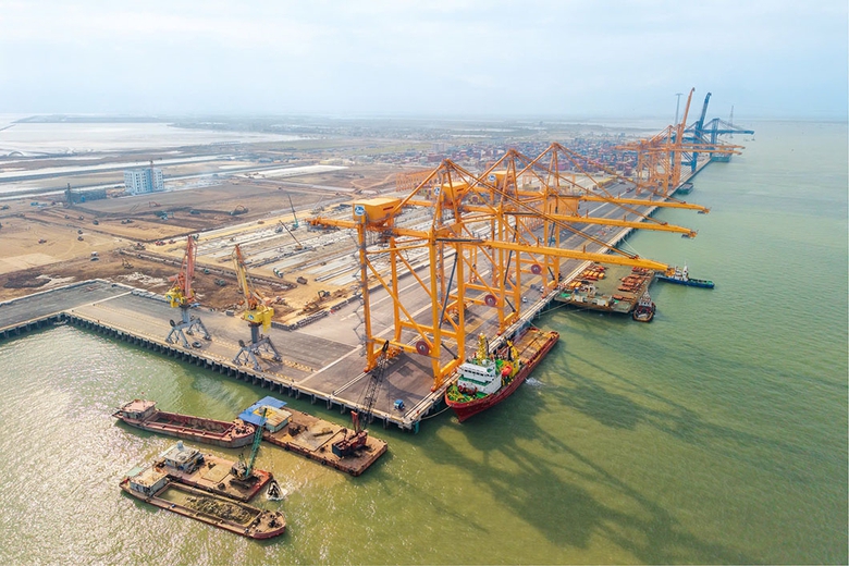 Mở bến cảng số 4 Lạch Huyện đ&oacute;n t&agrave;u lớn- Ảnh 1.