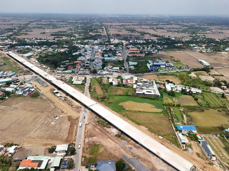 "Ng&oacute;ng" tiến độ V&agrave;nh đai 3 TP.HCM qua Long An- Ảnh 5.