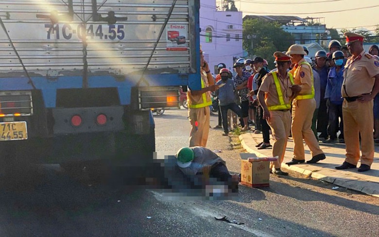 Hiện trường xảy ra vụ tai nạn.