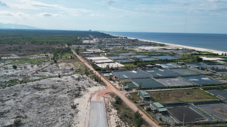 Người d&acirc;n tự th&aacute;o dỡ hồ nu&ocirc;i thủy sản để thi c&ocirc;ng đường 2.000 tỷ ở Quảng B&igrave;nh- Ảnh 1.