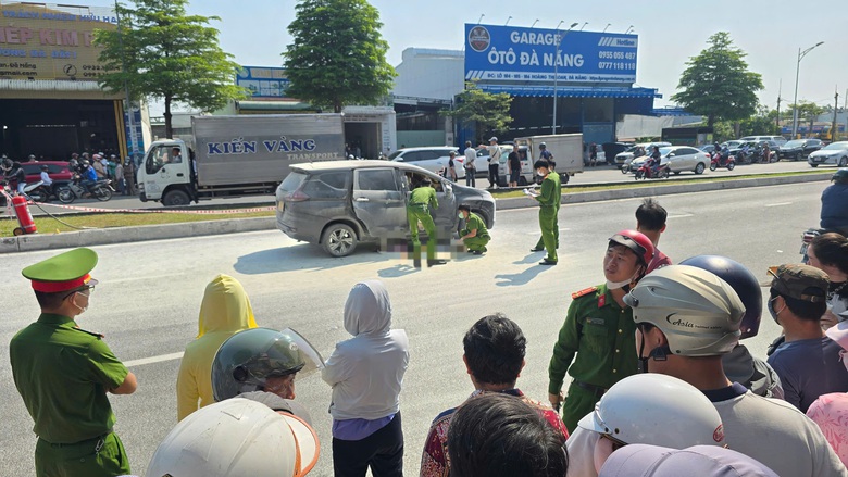 Điều tra vụ hai người tử vong b&ecirc;n xe &ocirc; t&ocirc; bốc ch&aacute;y ở Đ&agrave; Nẵng- Ảnh 2.