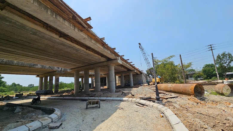 Chạy nước r&uacute;t ho&agrave;n th&agrave;nh đường cứu hộ cứu nạn ở Huế sau 13 năm thi c&ocirc;ng- Ảnh 2.