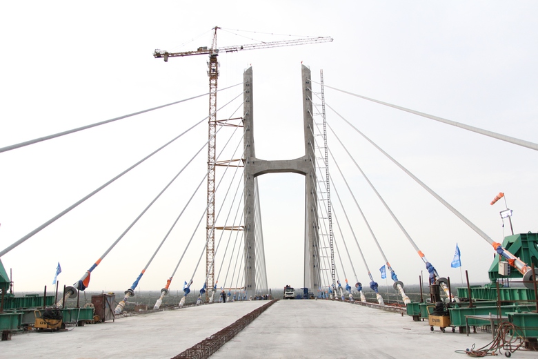 Dự &aacute;n cầu Rạch Miễu 2 sắp thi c&ocirc;ng hạng mục n&agrave;o?- Ảnh 1.