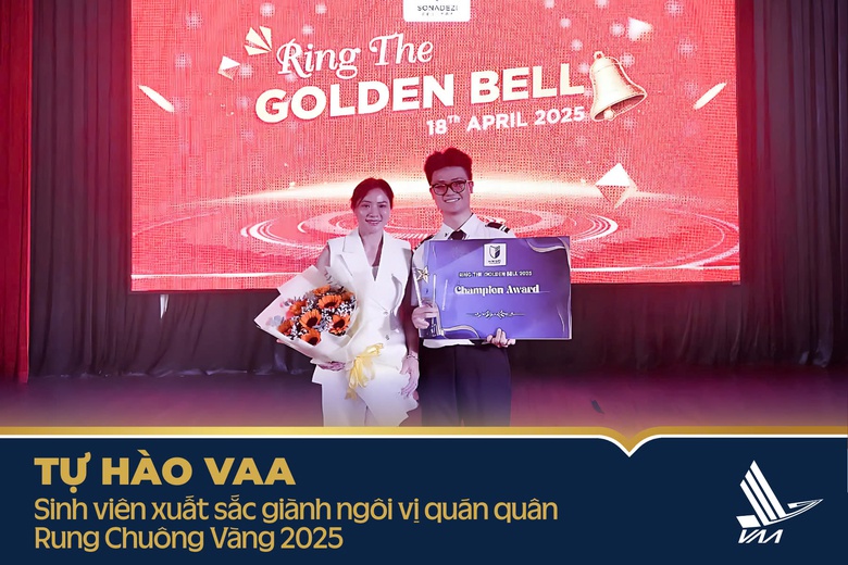 Tự h&agrave;o VAA: L&ecirc; Thanh Thi&ecirc;n xuất sắc gi&agrave;nh ng&ocirc;i qu&aacute;n qu&acirc;n "Rung chu&ocirc;ng v&agrave;ng 2025"- Ảnh 1.