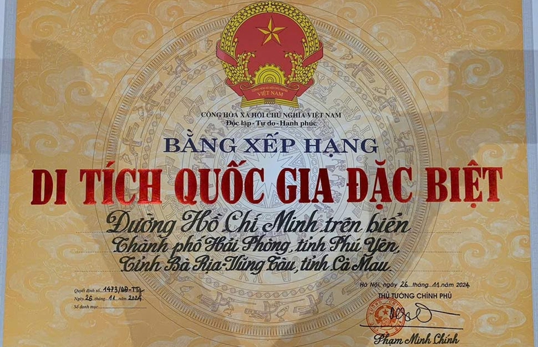 C&agrave; Mau đ&oacute;n nhận Bằng xếp hạng di t&iacute;ch Quốc gia đặc biệt "đường Hồ Ch&iacute; Minh tr&ecirc;n biển"- Ảnh 12.