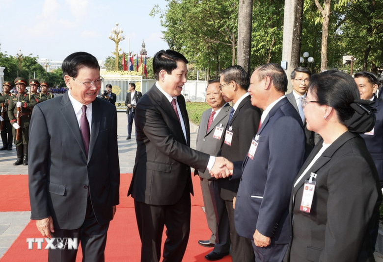 L&agrave;o tổ chức trọng thể lễ đ&oacute;n Chủ tịch nước Lương Cường- Ảnh 6.