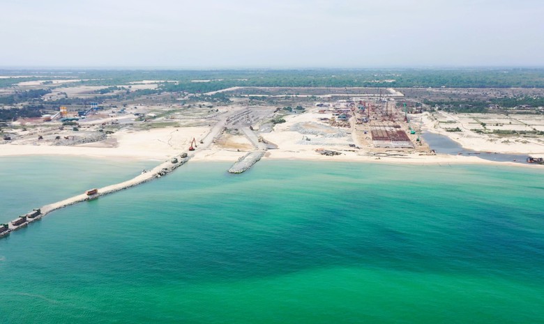 Dự án khu bến cảng hơn 14.000 tỷ ở Quảng Trị ra sao sau hơn 1 năm thi công?- Ảnh 1. Dự án khu bến cảng hơn 14.000 tỷ ở Quảng Trị ra sao sau hơn 1 năm thi công?- Ảnh 1.