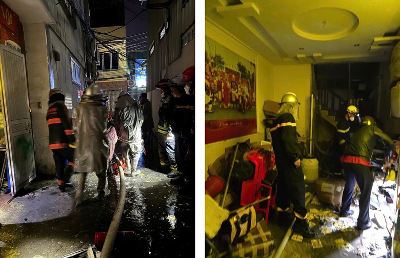 H&agrave; Nội: Ch&aacute;y nh&agrave; 3 tầng ở Ho&agrave;ng Mai l&uacute;c rạng s&aacute;ng, 3 người tử vong- Ảnh 1.