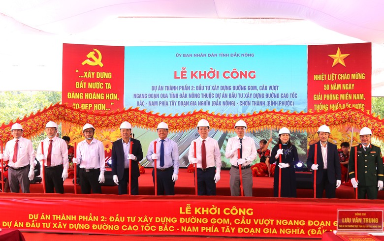 Khởi c&ocirc;ng dự &aacute;n th&agrave;nh phần 2, cao tốc Gia Nghĩa - Chơn Th&agrave;nh- Ảnh 1.