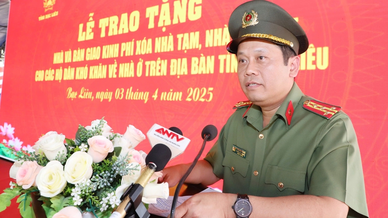 Bộ C&ocirc;ng an b&agrave;n giao kinh ph&iacute; x&acirc;y dựng 700 căn nh&agrave; tại Bạc Li&ecirc;u- Ảnh 1.