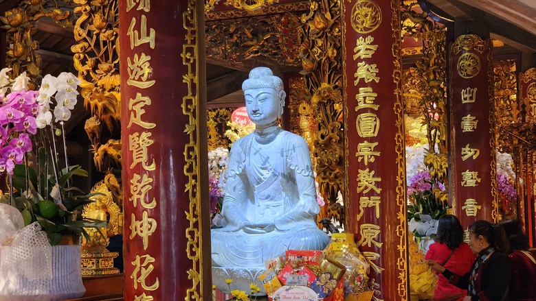 Chi&ecirc;m ngưỡng hai bảo vật quốc gia trong ng&ocirc;i ch&ugrave;a ngh&igrave;n năm ở Bắc Ninh- Ảnh 6.