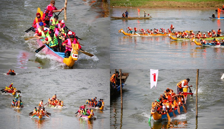 H&agrave;ng ngh&igrave;n người d&acirc;n đội nắng cổ vũ giải đua thuyền ng&agrave;y hội thống nhất non s&ocirc;ng- Ảnh 7.