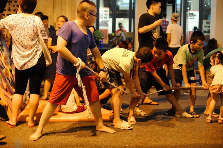 Kh&ocirc;ng gian vui chơi sẽ gi&uacute;p phố đi bộ Ngọc Kh&aacute;nh thu h&uacute;t kh&aacute;ch nhiều hơn. (Ảnh: Think Playgrounds)