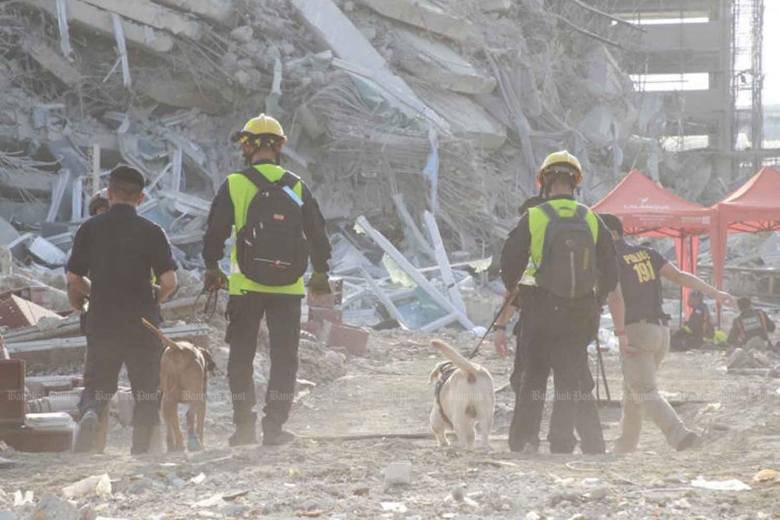 Thái Lan chính thức bắt đầu điều tra vụ tòa nhà 30 tầng ở Bangkok bị sập do động đất- Ảnh 1. Thái Lan chính thức bắt đầu điều tra vụ tòa nhà 30 tầng ở Bangkok bị sập do động đất- Ảnh 1.