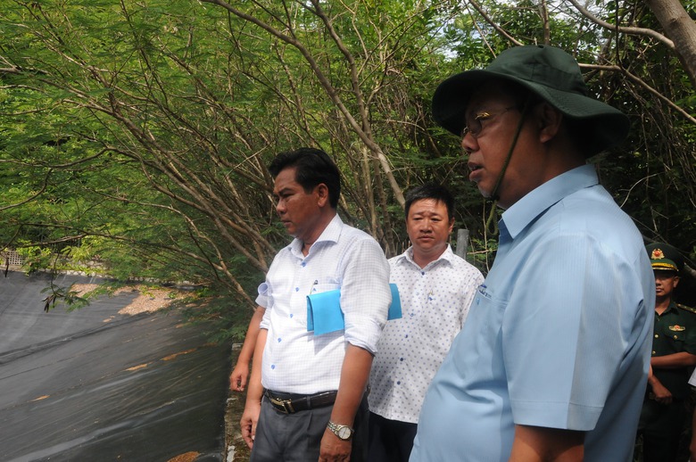 B&iacute; thư Ki&ecirc;n Giang y&ecirc;u cầu l&agrave;m r&otilde; nguy&ecirc;n nh&acirc;n hồ chứa nước ngọt kh&ocirc;ng c&oacute; nước ở x&atilde; đảo- Ảnh 1.