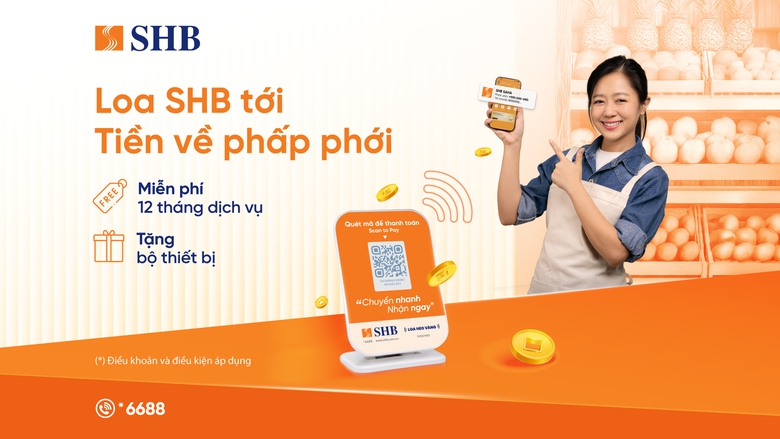 SHB ra mắt dịch vụ loa thanh toán, hỗ trợ khách hàng phòng tránh gian lận giao dịch- Ảnh 1. SHB ra mắt dịch vụ loa thanh toán, hỗ trợ khách hàng phòng tránh gian lận giao dịch- Ảnh 1.