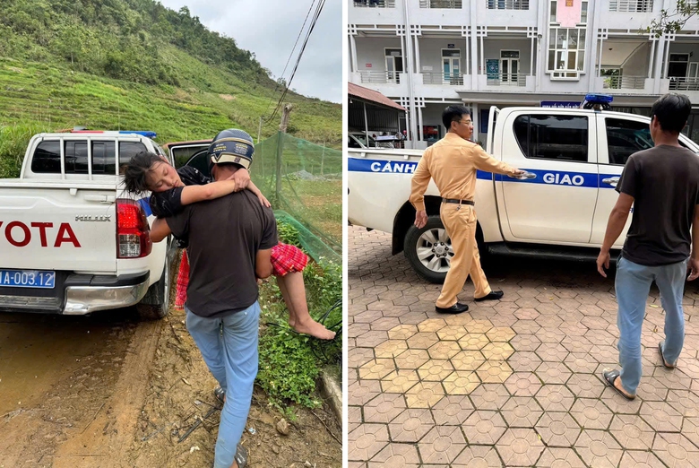 CSGT Y&ecirc;n B&aacute;i đưa sản phụ vượt 15km đến trạm y tế,  b&eacute; g&aacute;i ra đời an to&agrave;n- Ảnh 1.