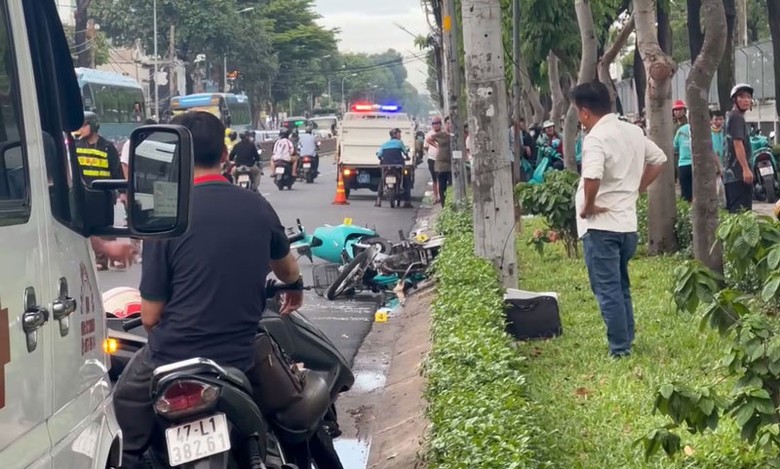 Hiện trường vụ tai nạn nghi&ecirc;m trọng khiến một người tử vong.