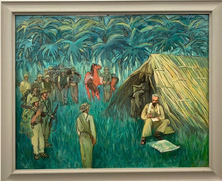 Khắc họa h&igrave;nh ảnh B&aacute;c Hồ trong c&aacute;c t&aacute;c phẩm mỹ thuật- Ảnh 11.