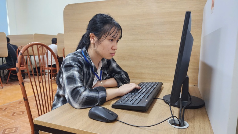 CSGT H&ograve;a B&igrave;nh lần đầu tổ chức s&aacute;t hạch GPLX &ocirc; t&ocirc;- Ảnh 3.