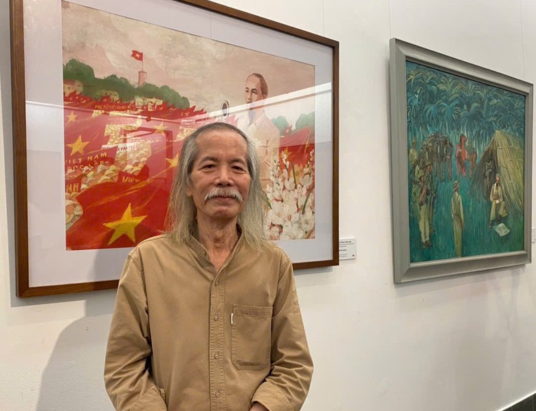 Khắc họa h&igrave;nh ảnh B&aacute;c Hồ trong c&aacute;c t&aacute;c phẩm mỹ thuật- Ảnh 4.