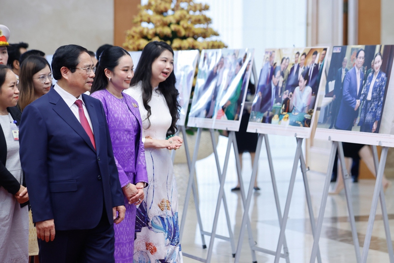 Thủ tướng Phạm Minh Ch&iacute;nh chủ tr&igrave; lễ đ&oacute;n ch&iacute;nh thức Thủ tướng Th&aacute;i Lan thăm Việt Nam- Ảnh 6.