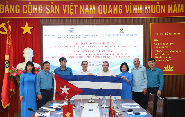 Thắt chặt quan hệ C&ocirc;ng đo&agrave;n ng&agrave;nh X&acirc;y dựng Việt Nam - Cuba- Ảnh 1.