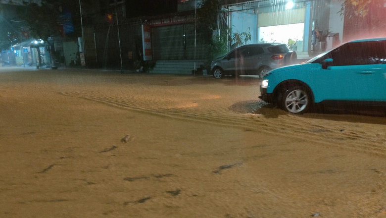 Thị trấn v&ugrave;ng cao Na Hang ở Tuy&ecirc;n Quang ngập s&acirc;u sau mưa lớn- Ảnh 3.