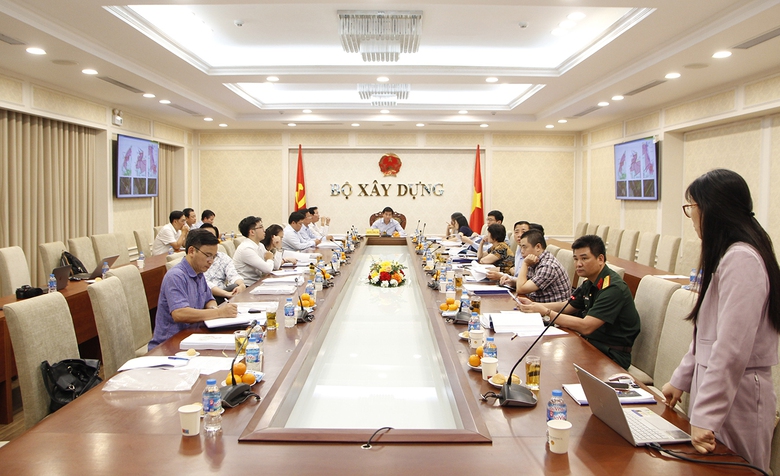 To&agrave;n cảnh Hội nghị thẩm định điều chỉnh Nhiệm vụ quy hoạch chung x&acirc;y dựng Khu kinh tế cửa khẩu An Giang, tỉnh An Giang đến năm 2045.